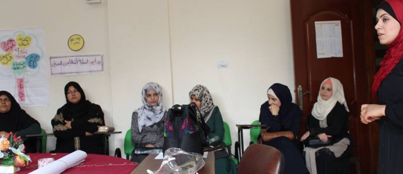 Community awareness workshops on youth’s community and civic participation in Beit Lahia in the north of Gaza Strip