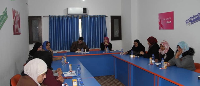 جمعية عايشة تنفذ لقاء مع المجموعة المركزة الأولى لمشروع حماية ودعم النساء والفتيات ذوات الإعاقة والناجيات من السرطان